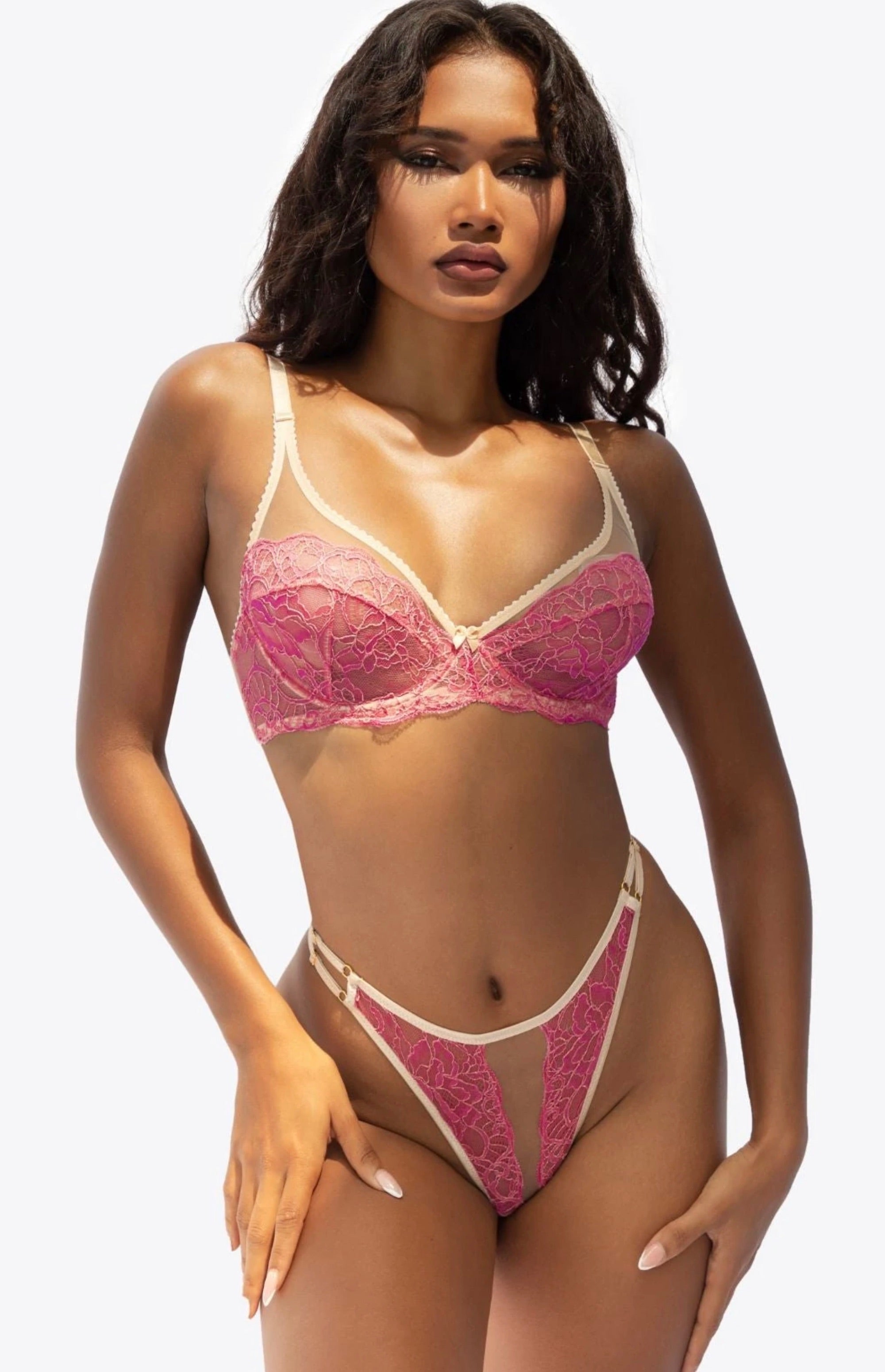 LORIS DARK PINK liemenėlė