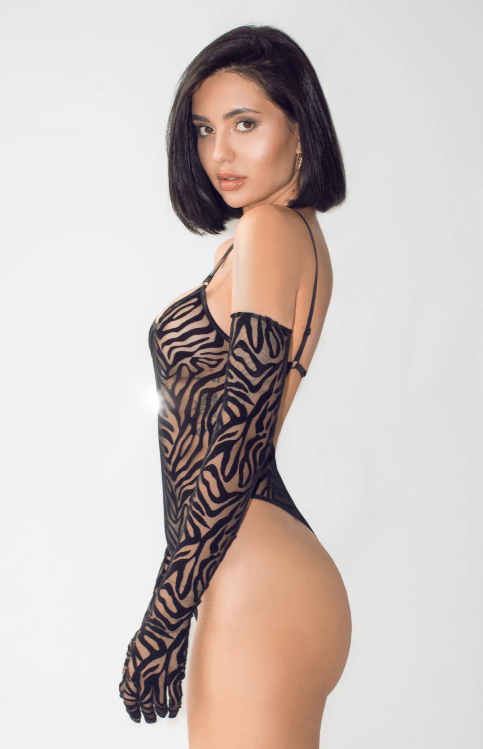 KYLIE BLACK pirštinės